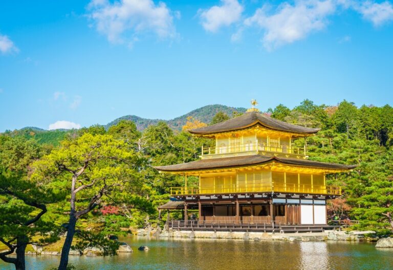 Kinkakuji Temple – Golden Pavilion In Kyoto, Japan